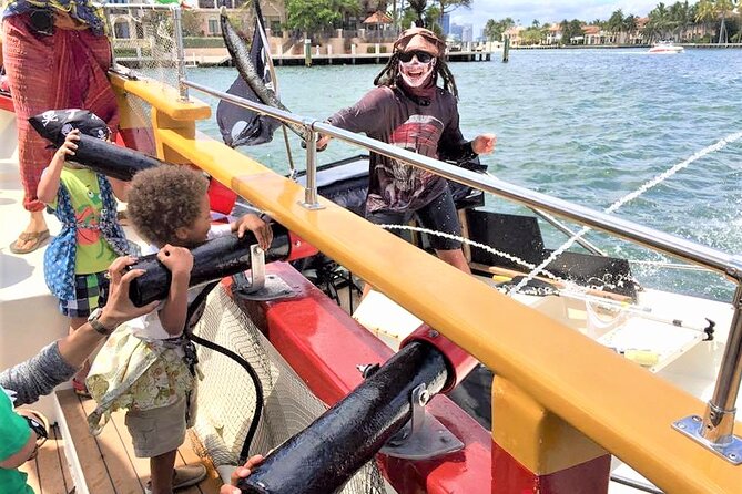 1-Hour Interactive Pirate Cruise (arrive 30 minutes early) - The Treasure Hunt Game and the On-Board Water-Cannon Battle