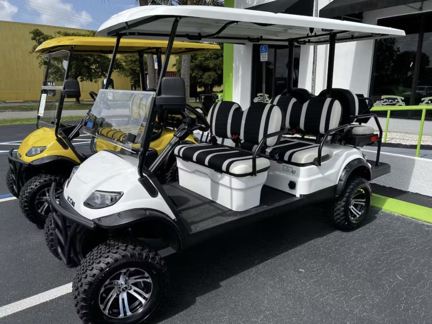Fort Lauderdale: 6 People Golf Cart Rental - What’s Included in the Cart (and Why It Matters)