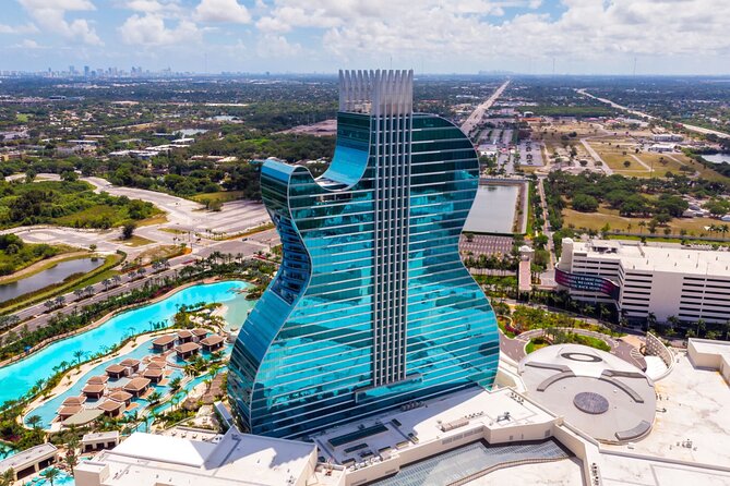 Guitar Hotel or Miami Dolphins Stadium Helicopter Tour - A tight, sky-high loop out of Fort Lauderdale