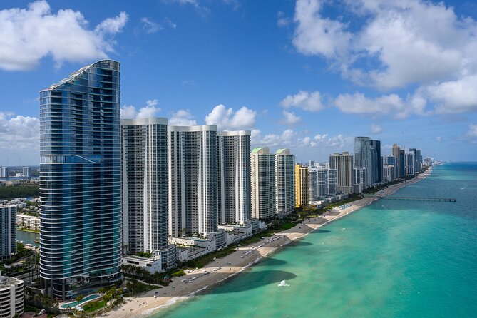 Helicopter Tour- Hard Rock Guitar, Miami & Gold Coast Tour - Miami Beach and the Hollywood Beach Broadwalk from Above