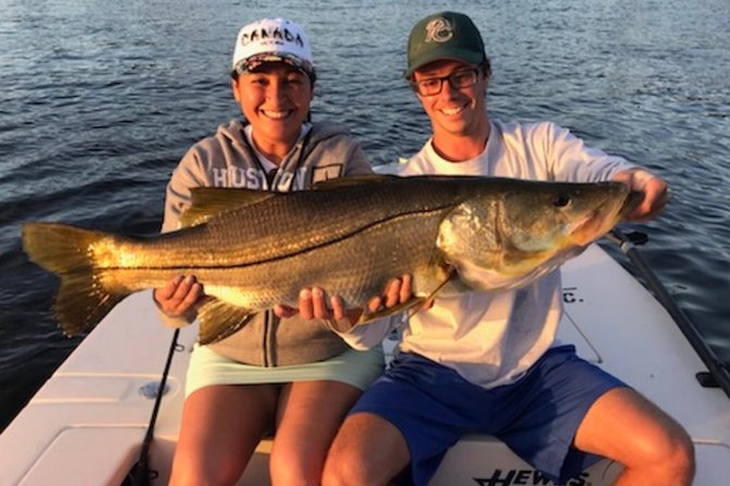 Inshore Sport Fishing with Local Guide - Captain Zach’s boat and setup: an 18-foot Maverick HPX made for skinny water