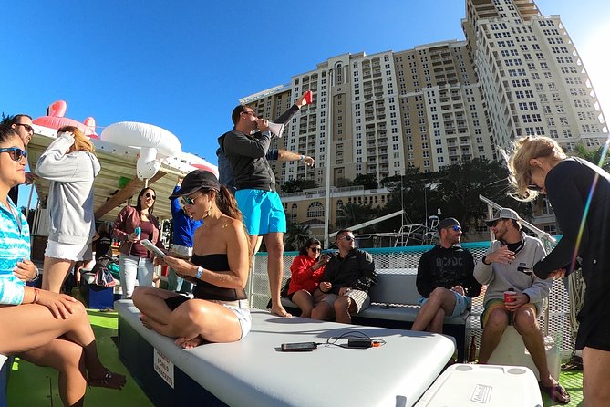 Island Time Boat Cruise in Fort Lauderdale - The Sandbar Stop: The Island Is Underwater (So Swim Smart)