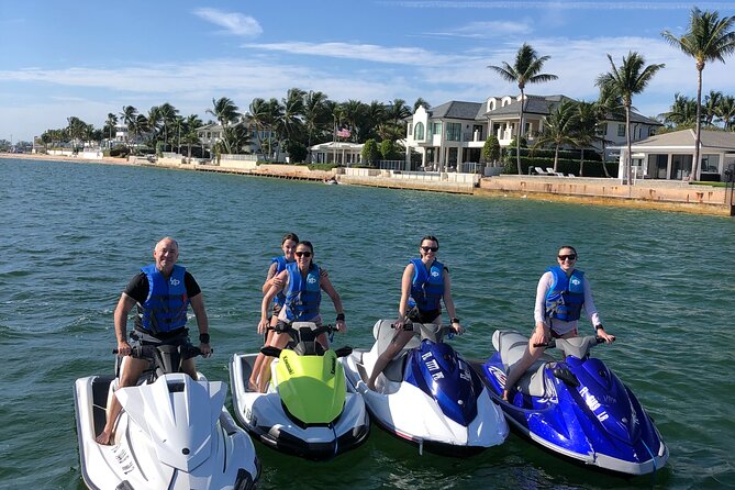 Jet Ski Ride in Fort Lauderdale Beach - Pontoon ride out: less rush, better views