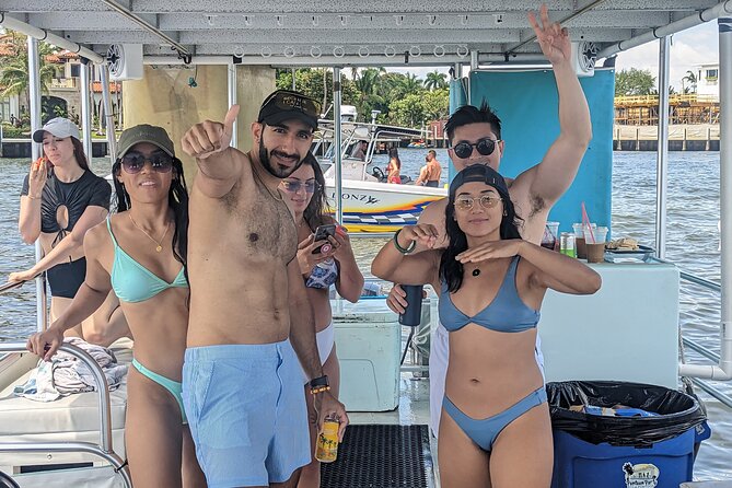 Private Double Deck Pontoon Party Cruise in Fort Lauderdale - Captain flexibility: asking to cruise to a Fort Lauderdale beach bar