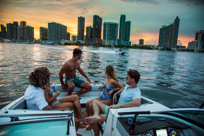 Private Romantic Sunset Boat Cruise in Fort Lauderdale! - Toasting sunset: Prosecco, chilled drinks, and a music-friendly boat vibe