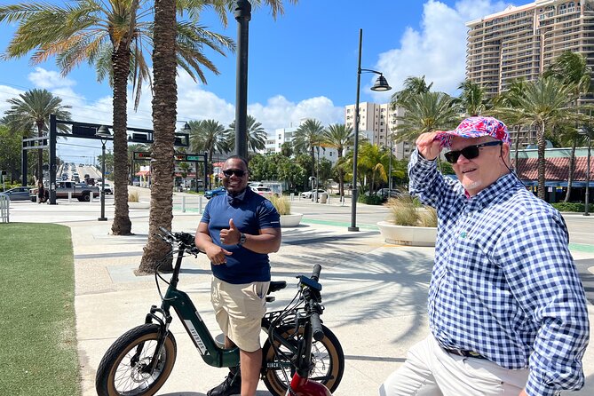 Private Tour of Fort Lauderdale on electric bikes for 2: $300 - Riverwalk Fort Lauderdale: the red-brick path with yachts and parks