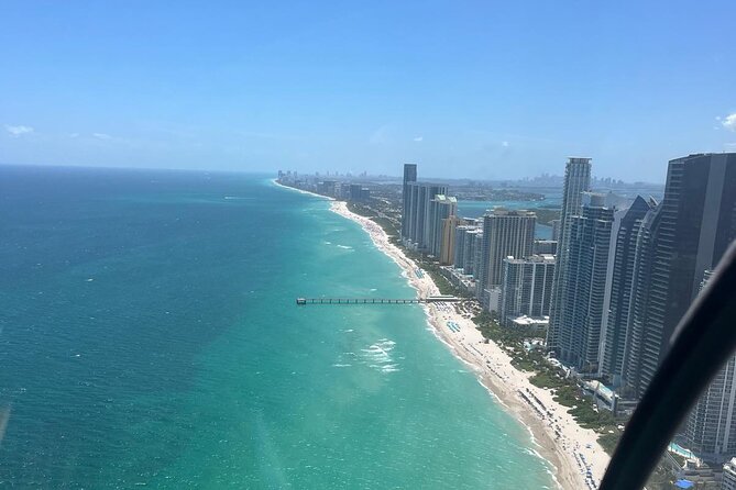 Romantic Miami Helicopter Tour with Champagne for Two - Biscayne Bay and the Port of Miami: the big ships perspective