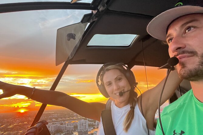 Sunset Helicopter Tour-Miami Iconic Coast and City Views - Fort Lauderdale first: Downtown views, jetties, and the Port overhead