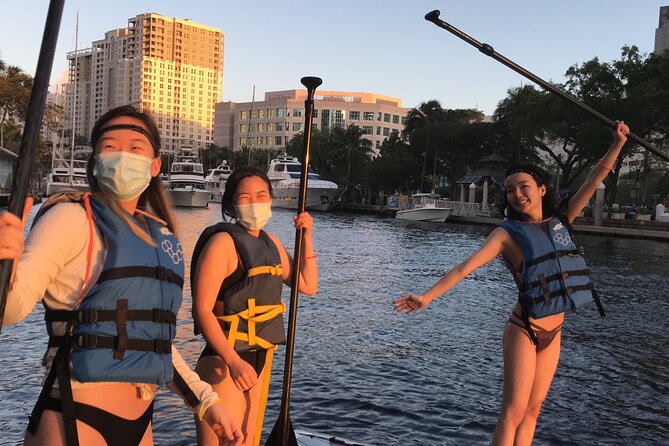 Sunset on Paddleboard Experience in Las Olas Fort Lauderdale - Sunset on the New River in Las Olas: what the 2-hour paddle feels like