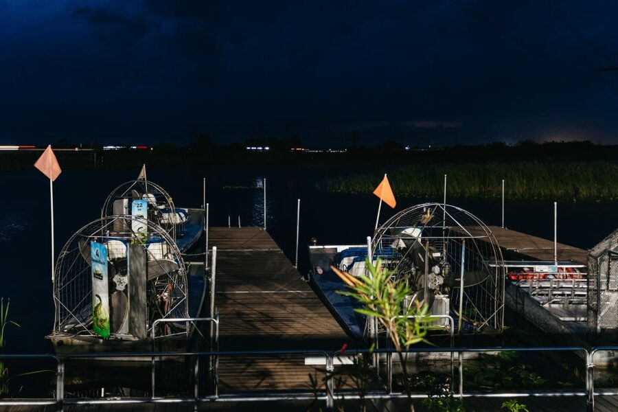 The Everglades: 1-Hour Airboat Night Tour - The exhibit access that makes this tour feel complete