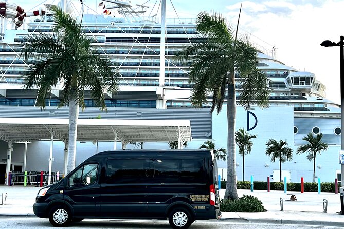 Van Up 14pax Ft Lauderdale Airport or Hotel to Port Mia or Hotel - Price and value: $120 per group (up to 5)