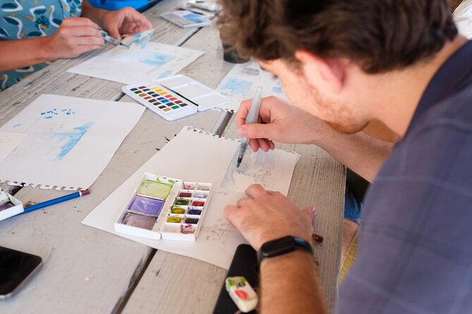 Watercolor Postcard Painting with a Local Artist - The Watercolor Lesson Plan: Techniques You’ll Actually Use Again