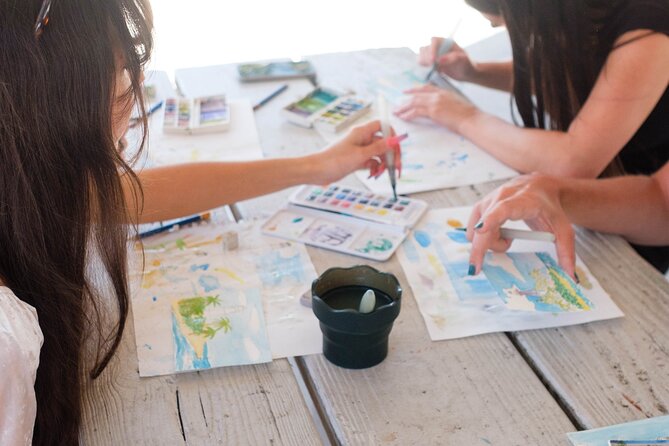Watercolor Postcard Painting with a Local Artist - What’s Included: Materials, Optional Extras, and the Keepsake Factor