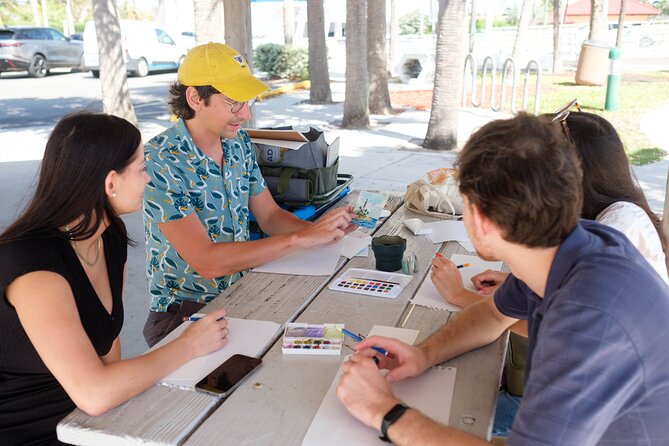 Watercolor Postcard Painting with a Local Artist - Small Group, Parking, and the Weather Reality Check