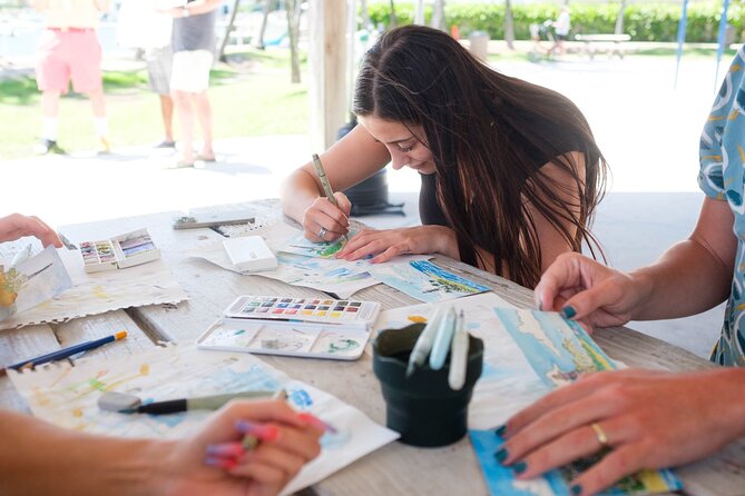 Watercolor Postcard Painting with a Local Artist - Who Should Book This Hillsboro Inlet Painting Workshop?