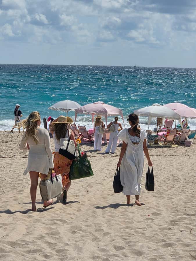 West Palm Beach Florida: All Inclusive Beach Day Package - The entertainment and beach mood: JBL speaker and the cabana vibe